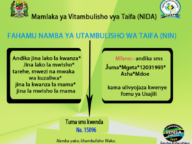 Jinsi ya kupata namba ya NIDA kwa SMS