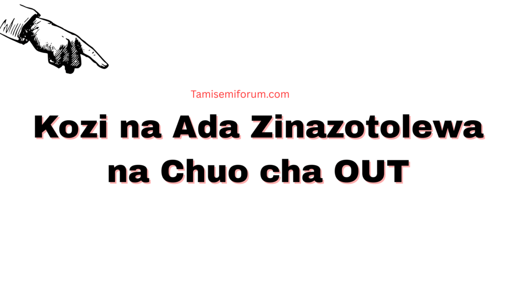 Kozi na Ada Zinazotolewa na Chuo cha Open University of Tanzania