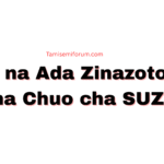 Kozi na Ada Zinazotolewa na Chuo cha State University of Zanzibar