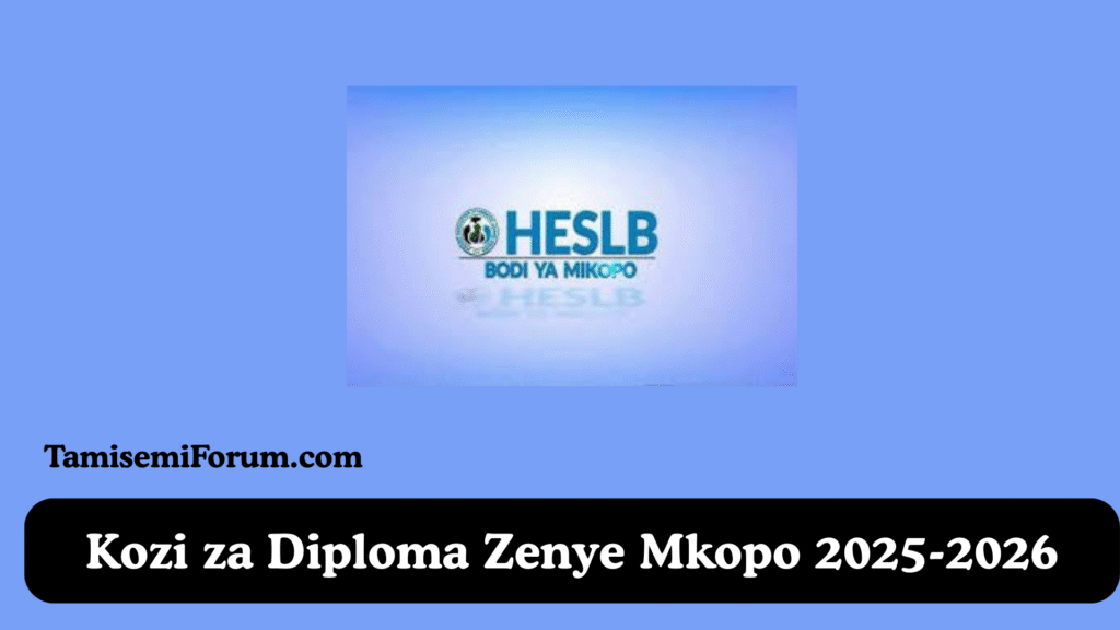 Kozi za Diploma Zenye Mkopo 2025